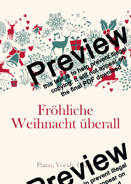 page one of Fröhliche Weihnacht überall