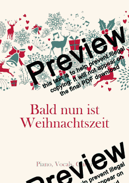 page one of Bald nun ist Weihnachtszeit