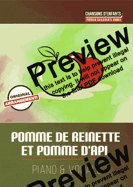 page one of Pomme de reinette et pomme d'api