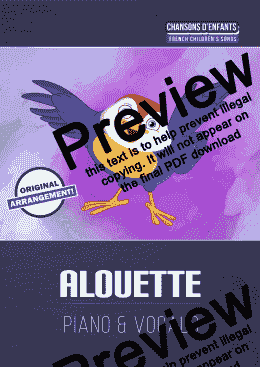 page one of Alouette