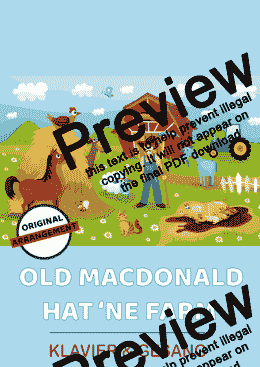 page one of Old MacDonald hat 'ne Farm