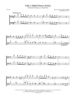 page one of The Christmas Song (Chestnuts Roasting On An Open Fire) (Cello Duet)