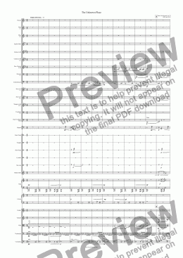 page one of The Unknown Place, Op. 72