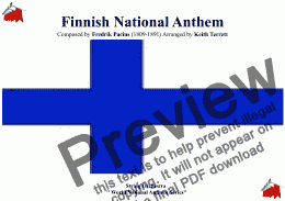 page one of Finnish National Anthem ''Maamme'' for String Orchestra (World National Anthem Series)