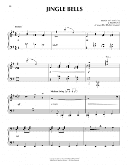 page one of Jingle Bells [Jazz version] (arr. Phillip Keveren) (Piano Solo)