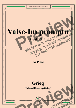 page one of Grieg-Valse-Im promptu Op.47 No.1