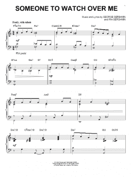 page one of Someone To Watch Over Me [Jazz version] (arr. Brent Edstrom) (Piano Solo)