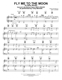 page one of Fly Me To The Moon (In Other Words) (Piano, Vocal & Guitar Chords (Right-Hand Melody))