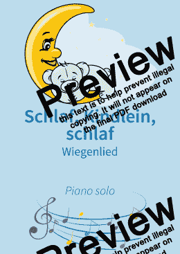 page one of Schlaf, Kindlein, schlaf