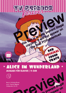 page one of Alice im Wunderland