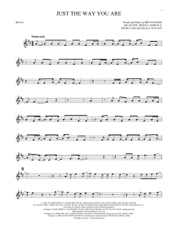 page one of Just The Way You Are (Bells Solo)