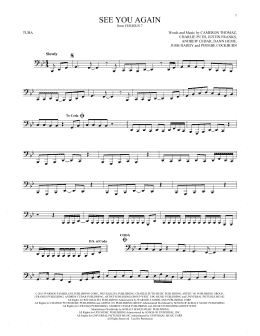 page one of See You Again (feat. Charlie Puth) (Tuba Solo)