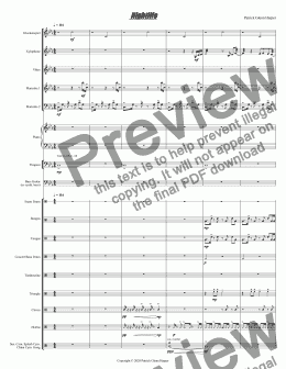 page one of Nightlife - for Percussion Ensemble