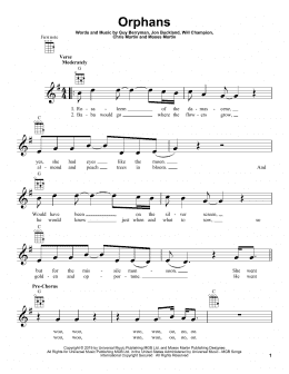 page one of Orphans (Ukulele)