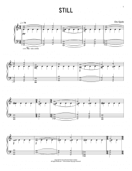 page one of Still (Piano Solo)