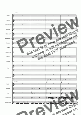 page one of Winter - Orchestral Suite