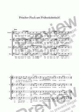 page one of FRISCHER FISCH AM FRÜHSTÜCKSTSICH