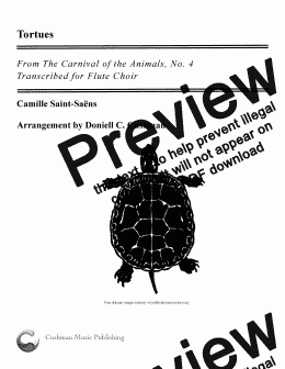 page one of The Carnival of the Animals: Tortues