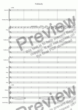 page one of Symphonie Fantastique Suite No. 4 "Nubincity"