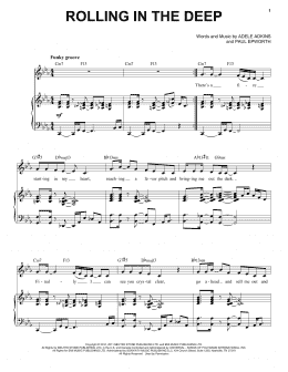 page one of Rolling In The Deep [Jazz version] (arr. Brent Edstrom) (Piano & Vocal)