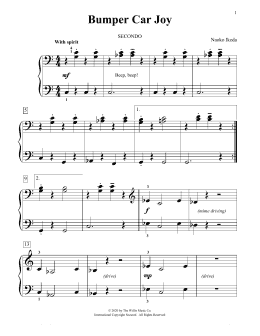 page one of Bumper Car Joy (Piano Duet)