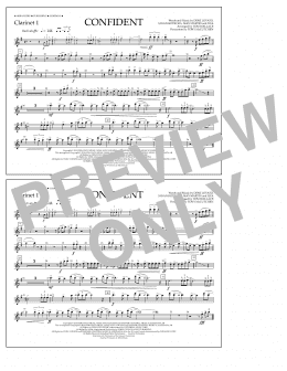 page one of Confident - Clarinet 1 (Marching Band)