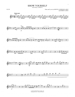 page one of Show Yourself (from Disney's Frozen 2) (Flute Solo)