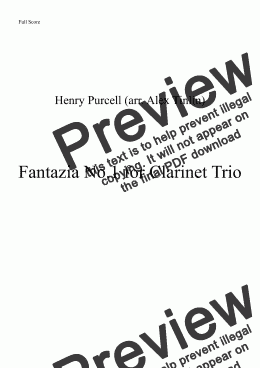 page one of Fantazia No.1