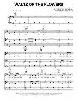 page one of Waltz Of The Flowers (Piano, Vocal & Guitar Chords (Right-Hand Melody))