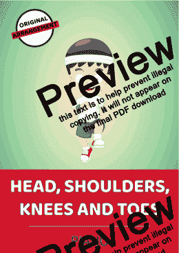 page one of Head, Shoulders, Knees And Toes