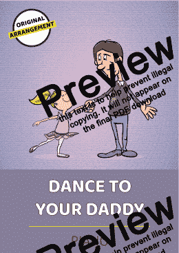 page one of Dance To Your Daddy