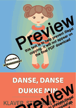 page one of Danse, Danse Dukke Min