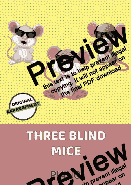 page one of Three Blind Mice