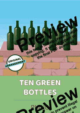 page one of Ten Green Bottles