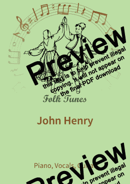 page one of John Henry