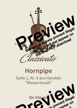 page one of Hornpipe