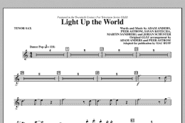 page one of Light Up The World - Tenor Sax (Choir Instrumental Pak)