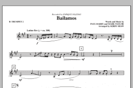 page one of Bailamos - Bb Trumpet 2 (Choir Instrumental Pak)