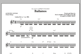 page one of Bailamos - Acoustic Guitar (Nylon String) (Choir Instrumental Pak)