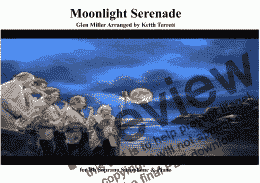 page one of Moonlight Serenade for Bb Soprano Saxophone & Piano