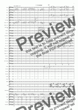 page one of Symphony No 32 2nd movement