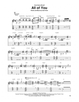 page one of All Of You (Guitar Tab)