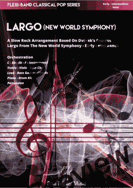 page one of Largo - New World Symphony  (Flexi-Band)