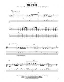 page one of No Pain (Guitar Tab)