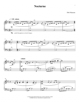 page one of Nocturne (Piano Solo)