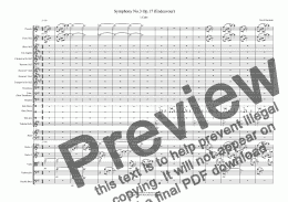 page one of Symphony No.3 Op.17 (Endeavour)