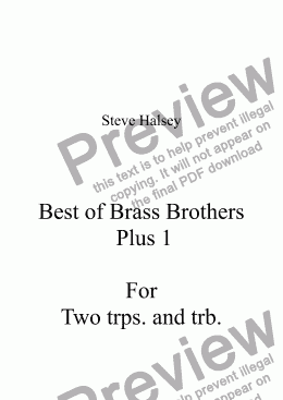 page one of Brass Brothers Plus 1