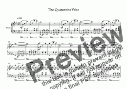 page one of The Quarantine Valse