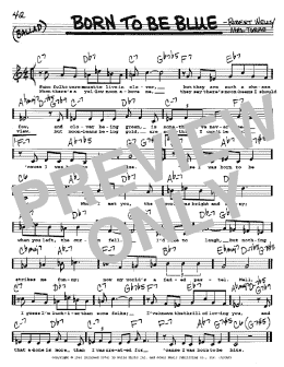 page one of Born To Be Blue (Real Book – Melody, Lyrics & Chords)