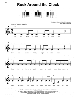 page one of Rock Around The Clock (Super Easy Piano)